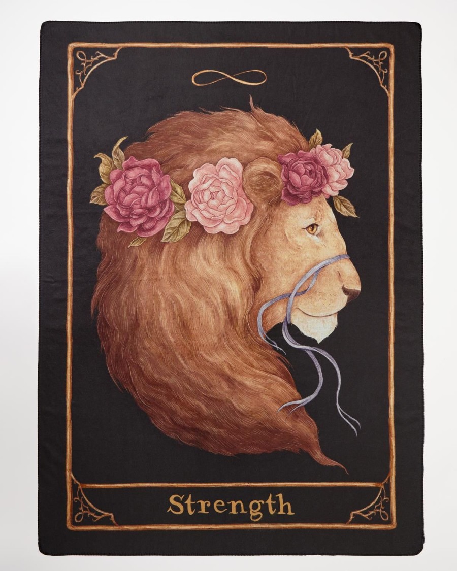 Sjaals En Mutsen Fable England | Strength' Tarot Tales Deken Sjaal - Jessica Roux Samenwerking