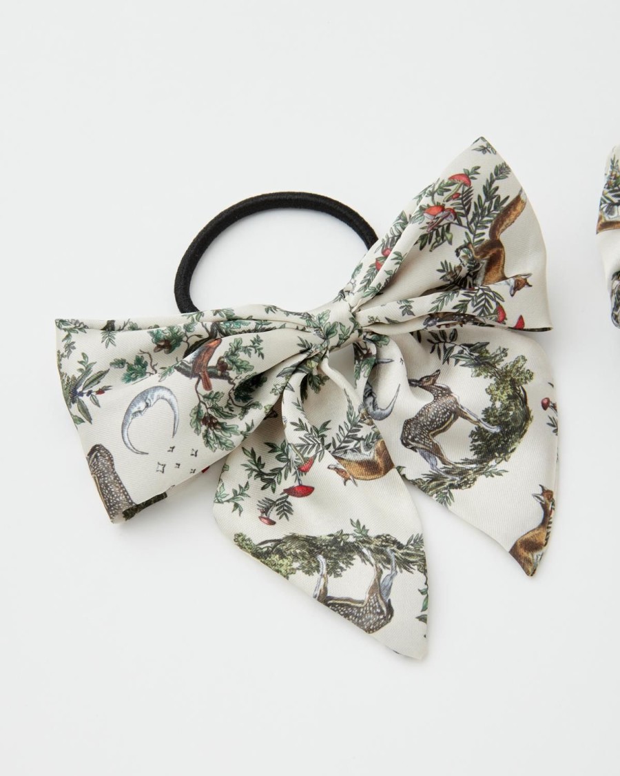 Accessoires Fable England | A Night'S Tale Scrunchie & Strik Kristalgrijs