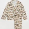 Nachtkleding Fable England | A Night'S Tale Woodland Pyjama Kristalgrijs