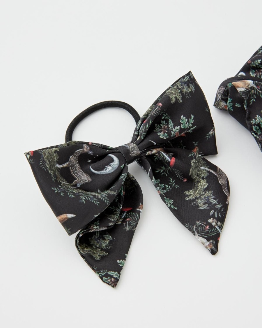 Accessoires Fable England | A Night'S Tale Scrunchie & Strik Zwart