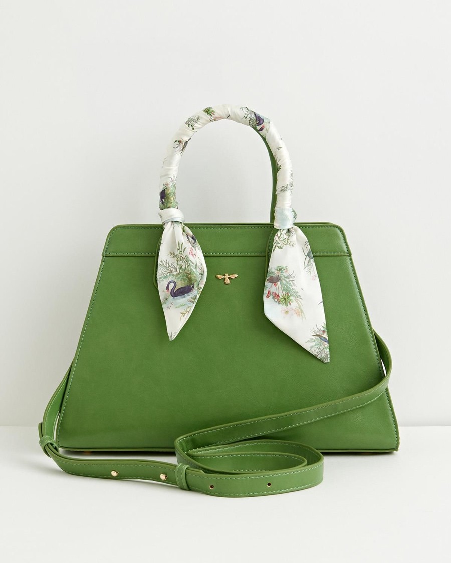 Handtassen Fable England | Groene Alice Tote