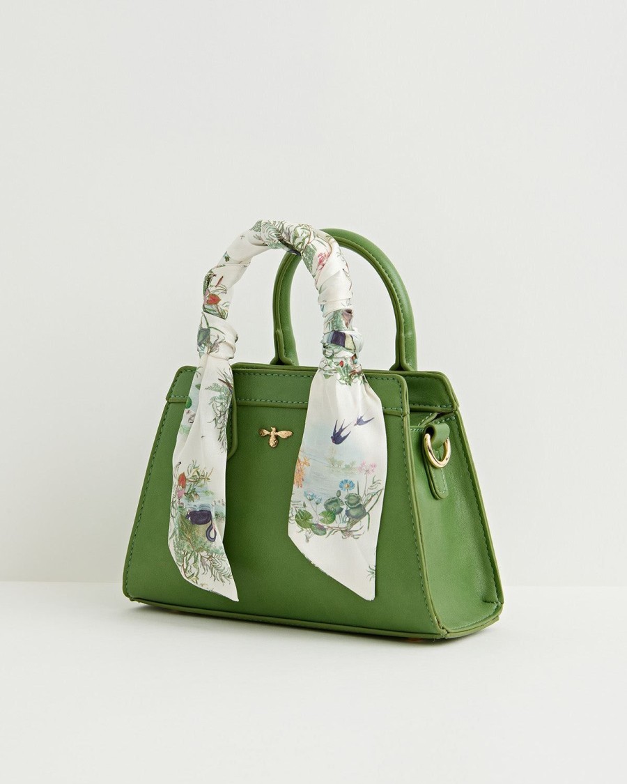 Handtassen Fable England | Mini Groene Alice Tote