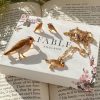 Sieraden Fable England | Emaille Robin Oorbellen