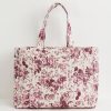 Handtassen Fable England | Wandelende Rose Tote Bourgondie